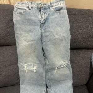 Abercrombie Kids Blue High-Rise Jeans